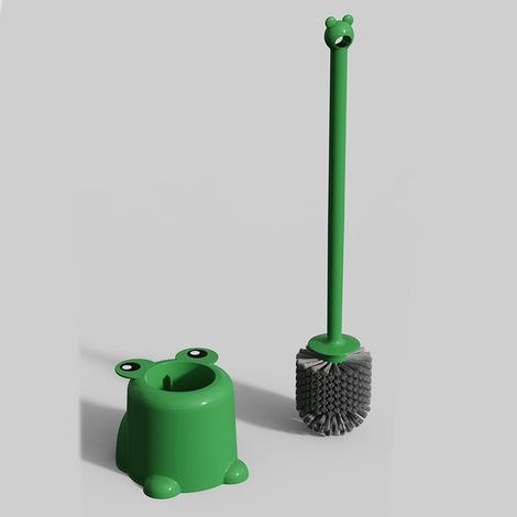 Ensemble porte-brosse de toilette de salle de bain, porte-brosse de toilette de style dessin animé, accessoires de salle de bain (1/5)
