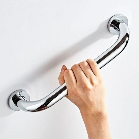 30cm grab bar, suitable for hotel/motel/home shower safety, sturdy structure grab bar, can be used for door handles (1/4)