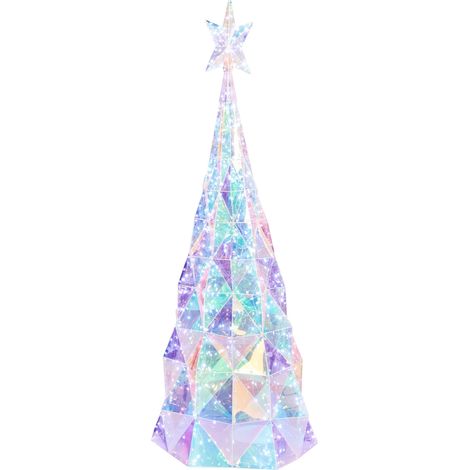 Outdoor Decoration LED ICELAND Christmas Tree 120 cm Multicolour (1/5)