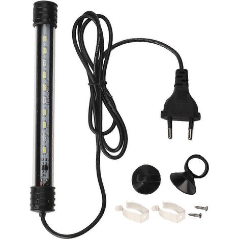 Lampe LED pour aquarium, haute luminosité, lumière bleue et blanche submersible, éclairage pour aquarium, éclairage paysager, qualité supérieure. (1/5)