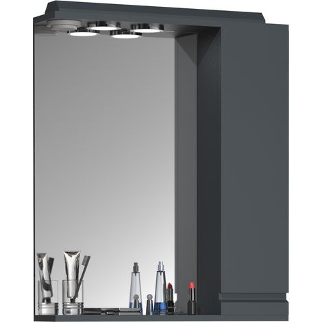 Armadio a specchio Bad Spiegel Silora L 71x60x14 - VCM