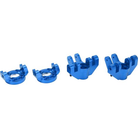 Base de Siège C et Porte-Fusée Avant en Alliage d'Aluminium pour Camion LOSI LMT 1/8, Bleu (1/5)
