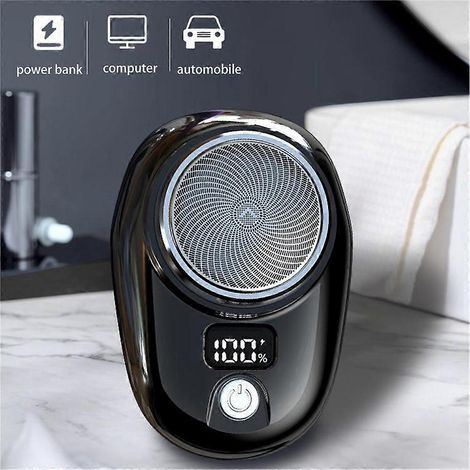 Rasoir électrique portable pour homme. mini-rasoir. rechargeable par USB. tondeuse à barbe Type-C. rasoir pour le visage et le visage à usage domestique (1/4)