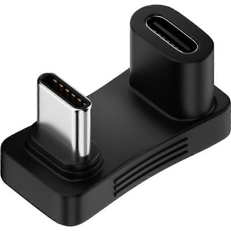 Adaptateur coudé 100 W USB-C mâle vers femelle pour consoles de jeux Steam Deck (1/5)