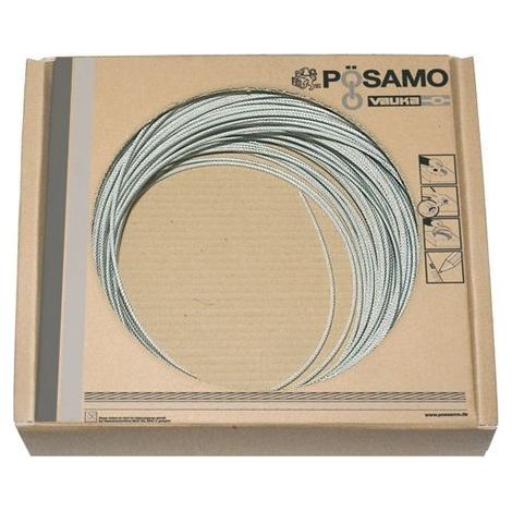 Cable de acero inoxidable 6x7 6 mm x 100 m (Por 100) (1/2)