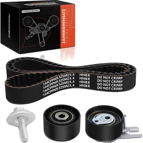 Kit cinghia di distribuzione, in materiale gommoso, lunghezza 1 metro, compatibile con modelli Citroën e Peugeot, elevata durata, conforme allo standard ISO/TS 16949 (1/5)