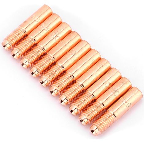 Lot de 10 pointes de contact pour soudage MIG 030" (0,8 mm) pour Miller 000067 (1/5)