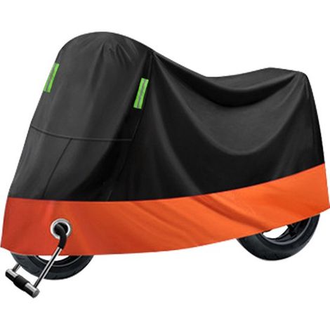 Funda para motocicleta y scooter, 295110140 cm, Impermeable para exteriores, Universal para todas las scooters/motos, Oxford impermeable (1/5)