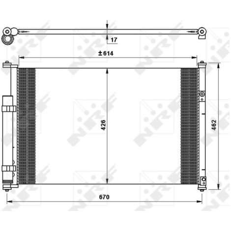 Condenseur, climatisation NRF 35769 SUZUKI 9531064J00 9531064J00000 9531064JA0