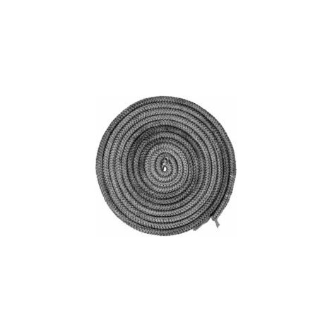 Joint haute température 4 m – Cordon d'étanchéité en fibre de verre Ø 10 mm – Résistant jusqu'à 550°C pour poêles et cheminées