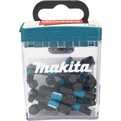 MAKITA E-12398 IMPACT BLACK T25-25 LOT DE 25 TIGES EN C (1/4)