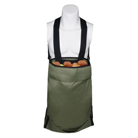AHLSEN Jardin Fruit Cueillette Tablier - Grand Cueillir des Fruits Sac À Toute épreuve Tissu Oxford - Poches de Rangement Vertes pour Fruits (1/4)
