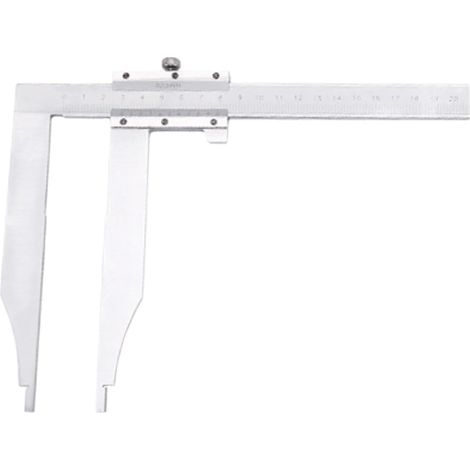Pied À Coulisse Robuste 300x90mm, Pied À Coulisse Avec Longue Mâchoire, Pied À Coulisse En Acier 200x60mm(200x60mm) (1/5)