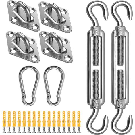 Fixation de voile en acier inoxydable - Accessoire de voile (1/5)
