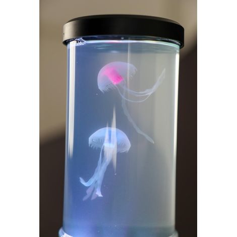 Medusa-Lampe, PVC, schwarz, H. 29 cm, LED SEYNAVE