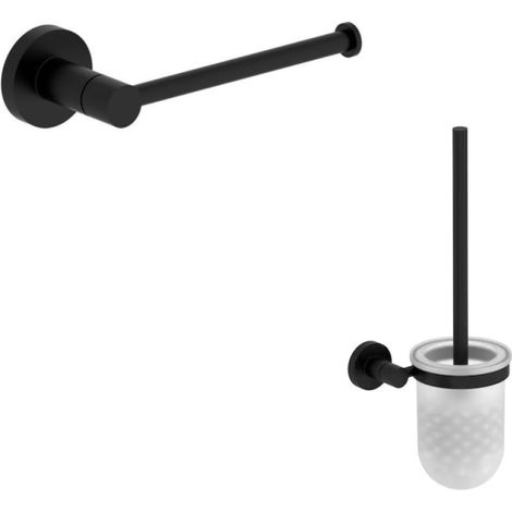 JACOB DELAFON Accesorios WC - Colección Eo Classic negro