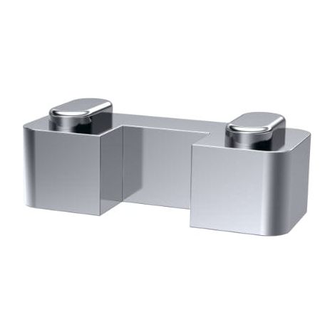 Nuie Chrome Wetroom Shower Screen Support Foot - WRSF003 (1/4)