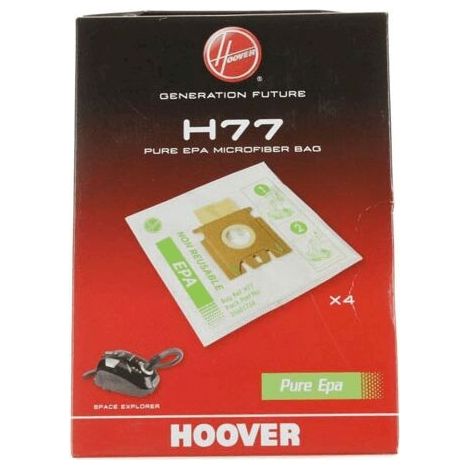 SACHET HEPA H77 HOOVER SPACE EXPLORER PURE EPA POUR PETIT ELECTROMENAGER - 35601734 (1/3)