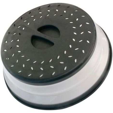 Cloche Micro Ondes-sans BPA-Couvercle Micro-Ondes 3en1-Cloche pour Micro Onde Retractable Anti Vapeur et Fonction Passoire-Accessoire Lave (1/4)