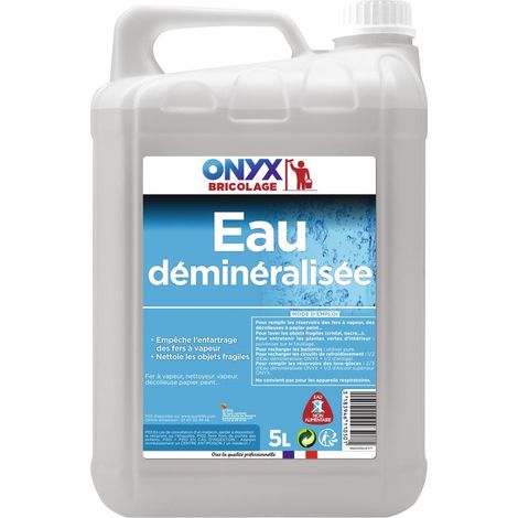 Eau Déminéralisée 5l Pureté Optimale Multi-usages - Onyx (1/2)