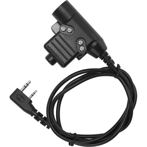 Câble adaptateur PTT U94 Plug and Play pour Kenwood pour talkies-walkies radio bidirectionnels Baofeng (1/4)