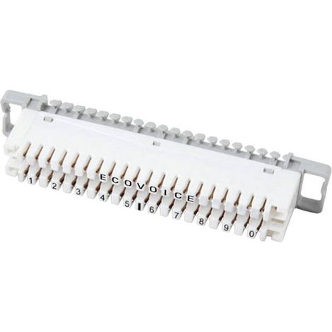 BLOC LSA SÉRIE 2 EFB ELEKTRONIK 46005.1F BORNE DE SÉPARATION 2/10, AVEC CODE COULEUR 10 PAIRES CONDITIONNEMENT: 1 PC(S) (1/2)