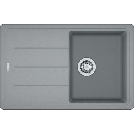 Franke Basis - Lavello in fragranite BFG 611-78, 78x50 cm, pietra grigia 114.0285.186
