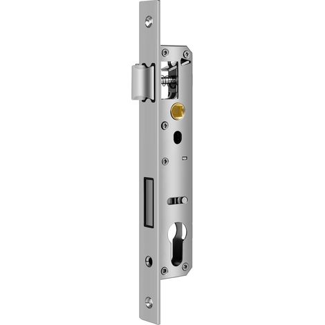 Serrure à cadre tubulaire en acier inoxydable - Distance : 92 mm - Distance au canon : 25 mm - Porte de jardin - Insert pour gauche/droite (1/5)