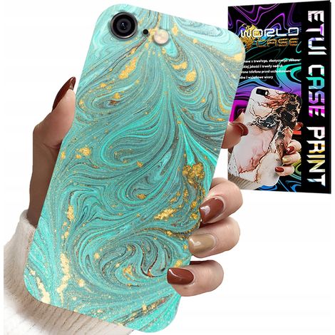 Funda para iPhone 6 / 6S - diseño de mármol + cristal templado (1/5)