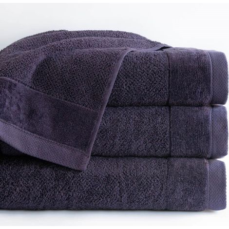 Toalla Vito 50x90 Ciruela Morado 550g 100% algodón (1/4)
