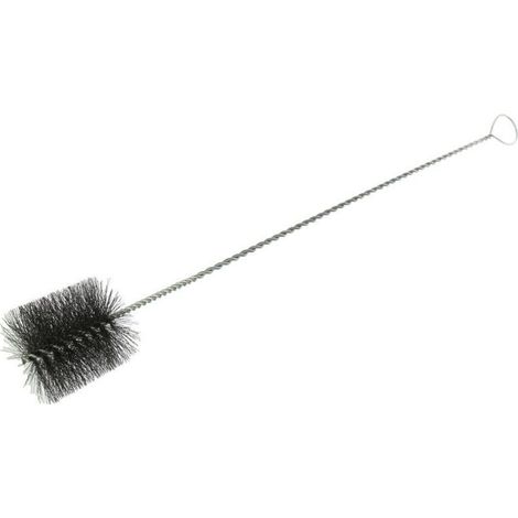 Brosse ronde acier manche torsadé 100 x 1000 mm