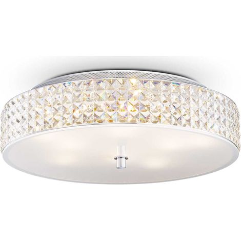 Ideal Lux Roma - 9 Light Large Flush Deckenleuchte Chrom, G9 (1/2)