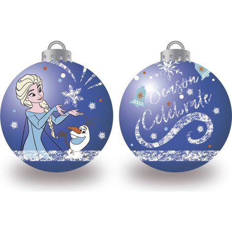 Lot de 10 boules de Noël 6cm - La Reine des Neiges II (1/3)
