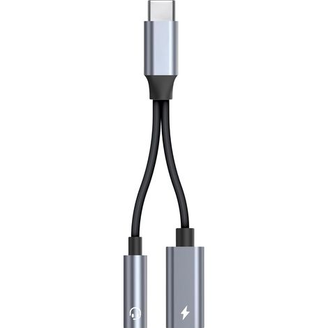 Adaptateur de casque audio USB-C à 3,5 mm-HiFi et chargeur 2en1 Compatible avec Apple iPhone 15 Samsung Galaxy S24 S23 S22 S21 S20 Plus Pro Max Ultra Pixel iPad-Adaptateur de type C à jack dongle
