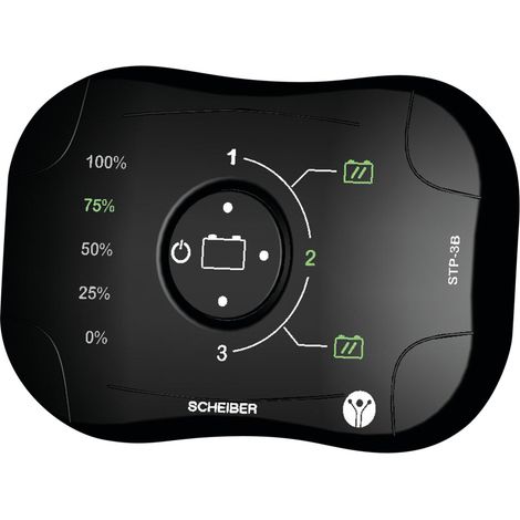 Jauge : pour 3 batteries