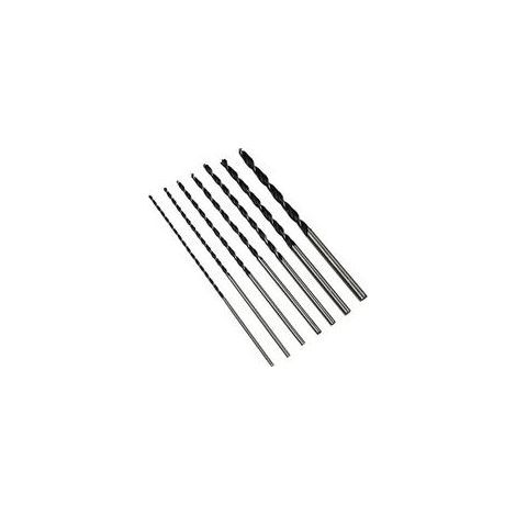 7-teiliges Set langer Holzbohrer, HSS-G Holzbohrer-Set, Holzbohrer Ø 4 mm, 5 mm, 6 mm, 7 mm, 8 mm, 10 mm, 12 mm x 300 mm lang, für Holz (1/5)