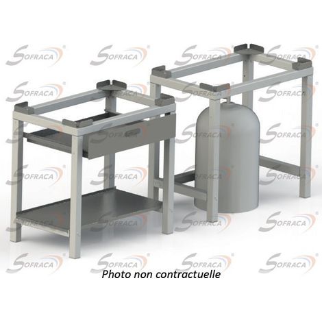 Support pour Réchaud 3 Feux Gaz - Sofraca