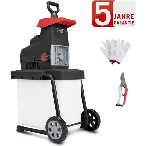 2,8kW ELEKTRO-LEISEHACKSLER 45MM SCHREDDER HACKSLER HOLZHACKSLER SCHEPPACH GS60