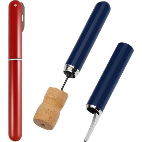 Cavatappi Pneumatico 2 in 1 Portatile con Ago in Acciaio Inox colore casuale (1/5)