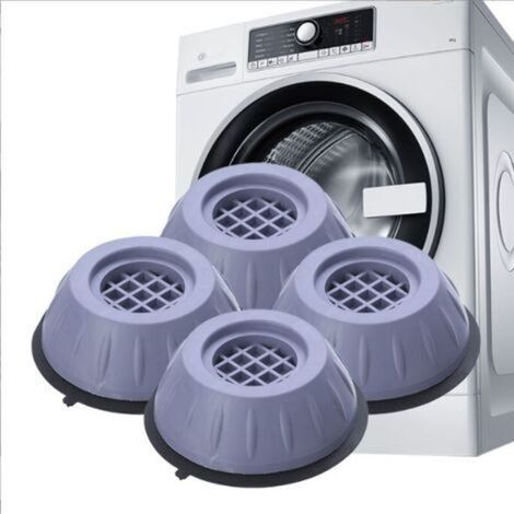 Tapis de sol antidérapant pour Machine à laver, 4 pièces, résistant aux chocs, protection élastique pour meubles, matériel de protection pour meubles (1/3)