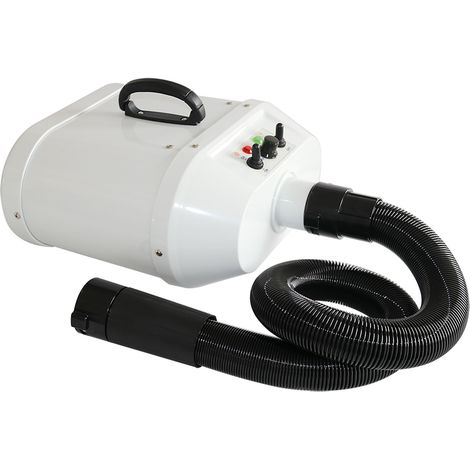Séchoir pulseur pour chien 2200W – Débit d'air 105L/s – 3 niveaux de chauffe – Accessoires inclus – Portable et léger – Chadog (1/2)
