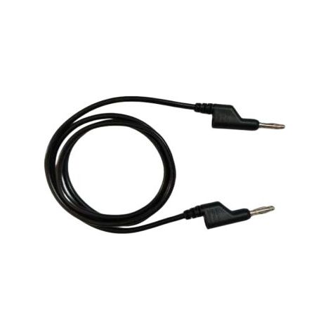 Cordons de test RS PRO, Noir, 10A, 1000V, long. 250mm ( Prix pour 1 )