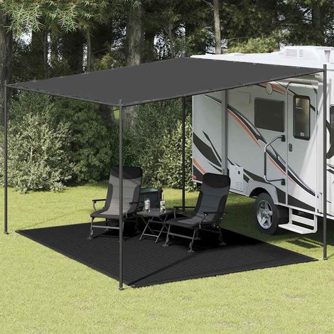 Tapis de tente 300x400 cm Noir (1/5)