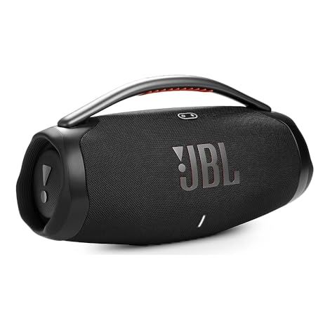 Enceinte portable Bluetooth sans fil étanche avec caisson de basses CHARGE 6 Shockwave, 6e génération, pour extérieur, rouge