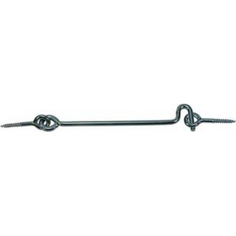 100PZ RAMPINI PER FINESTRA CON OCCHIOLO A VITE - mm.20x100 - mm.4x100