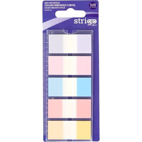 Segnalibri con righello 45x20 5kol 100K