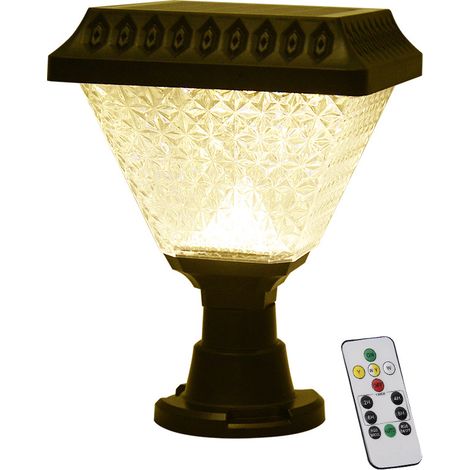 Lampe Solaire Extérieure 10W RGBW – Applique Murale Étanche IP65 pour Jardin, Terrasse, Cour et Clôture (1/5)