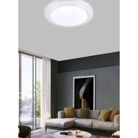 Trade Shop - DECKENLEUCHTE 60W GESCHICHTETER KREIS DEKORIERTES KALTLICHT FST-50A16287 49CM -