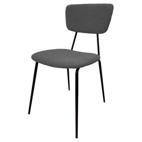 4 x SEDIA KORE TESSUTO BLOUCLER GRIGIO SCURO 32