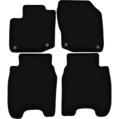 Tappetini BASIC in velluto nero per: Honda Civic IX hatchback (2012-) (1/5)